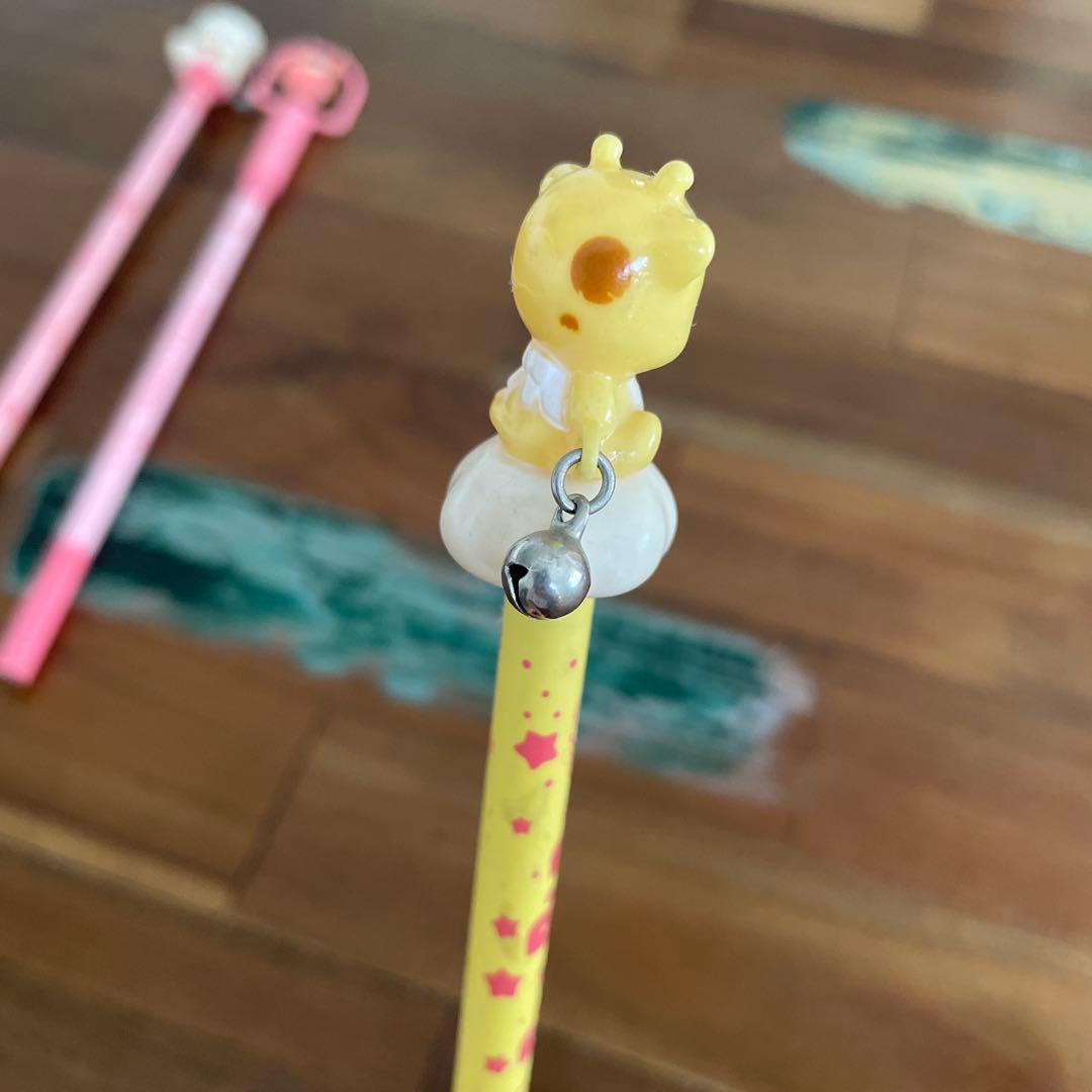 か*ん様 昭和レトロ希少サンリオキャラクター付き鉛筆3本セット