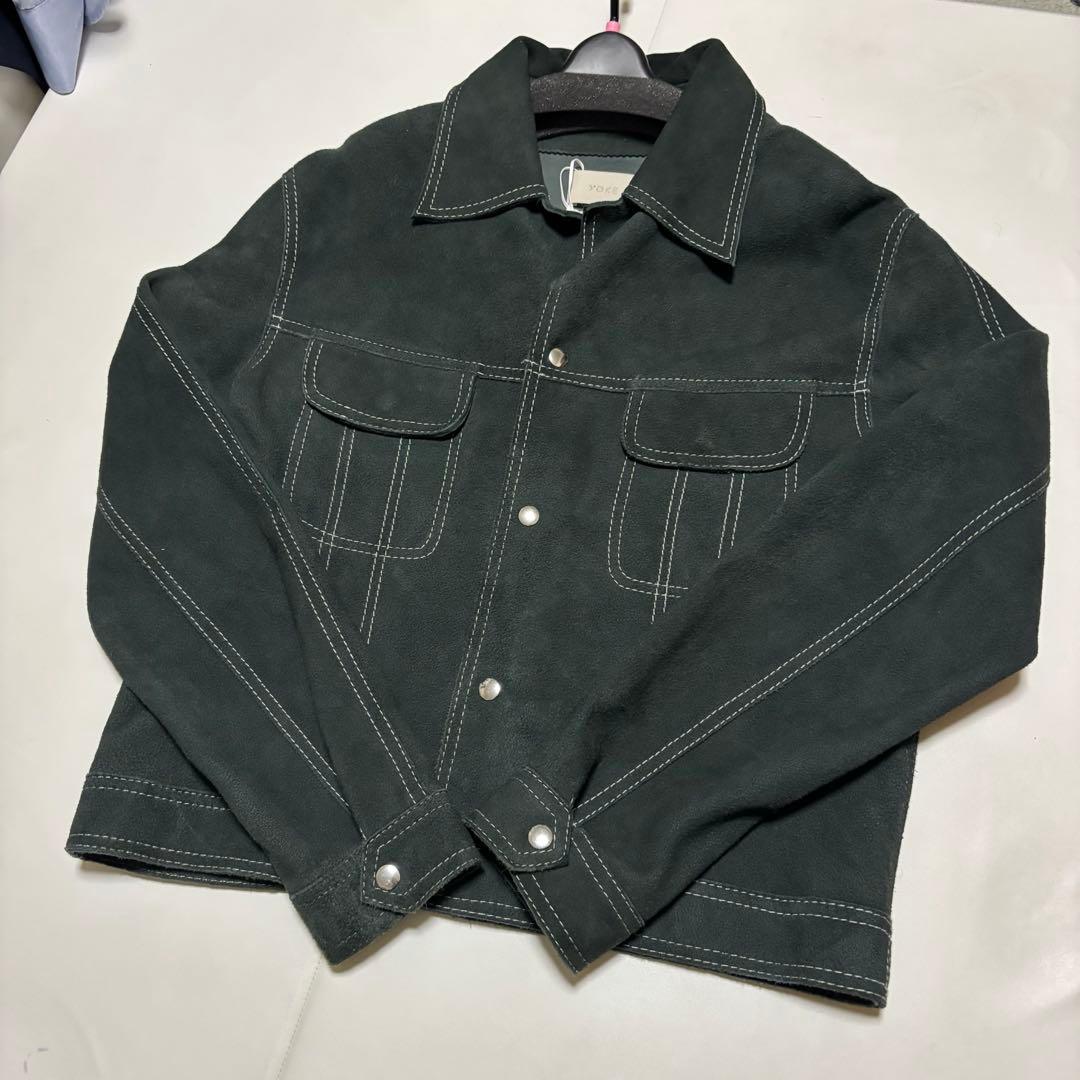 た*ま様 YOKE 23AW レザージャケット　スエード　トラッカージャケット