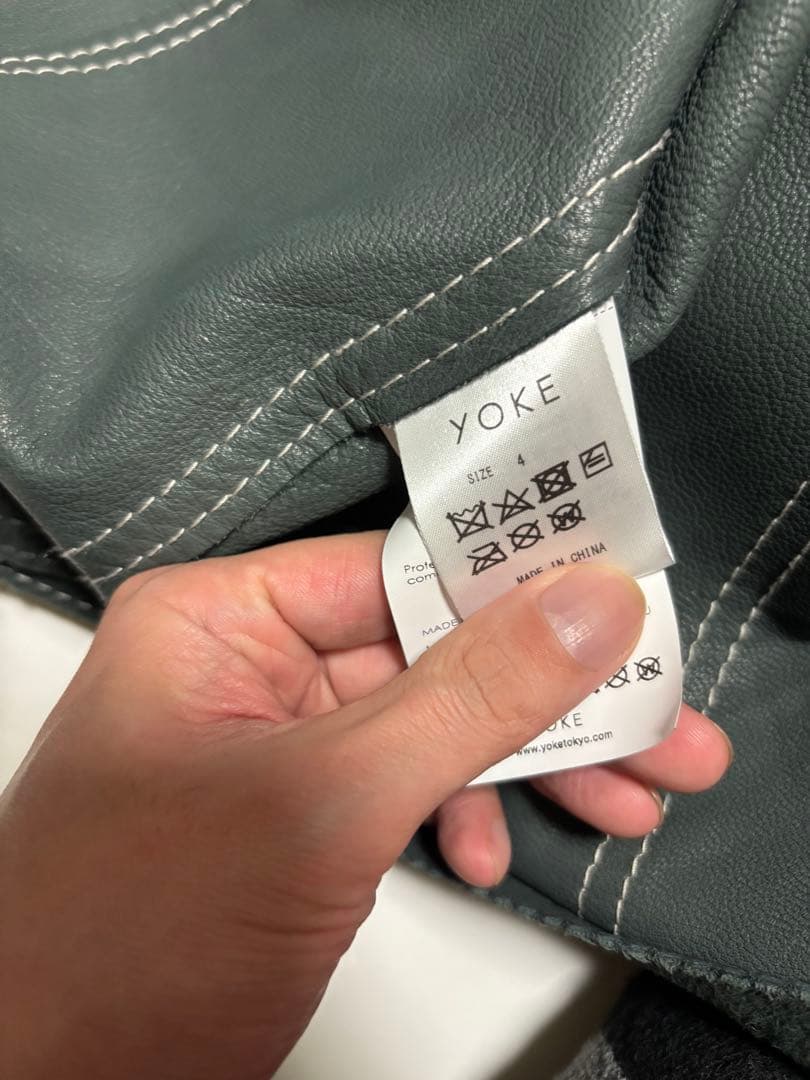 た*ま様 YOKE 23AW レザージャケット　スエード　トラッカージャケット