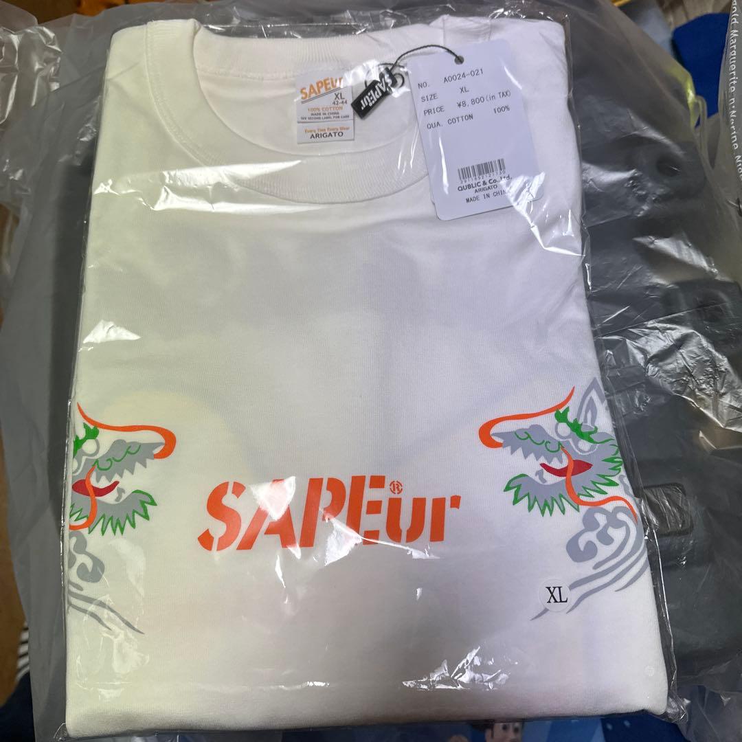 SAPEur Tシャツ XL ホワイト