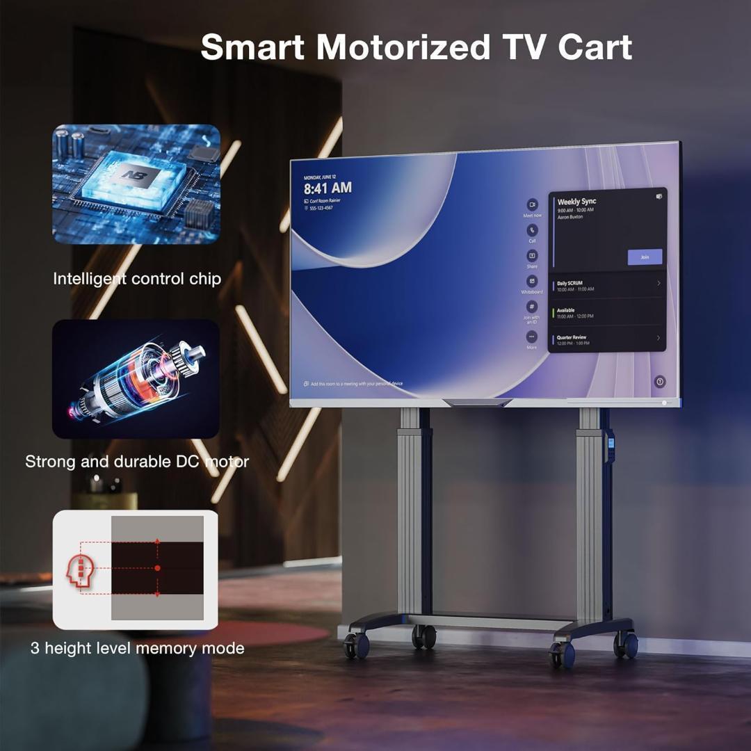 電動テレビスタンド 100インチ対応 リモートコントロール 新品未開封品 送料込