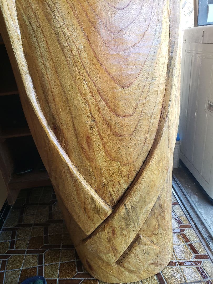 rehue(レイウェ)南米パタゴニアの彫刻*欅けやき