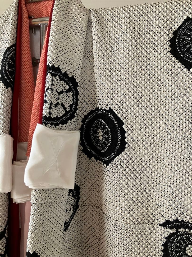 ご予約品 藤娘きぬたや反物より 七五三　四身祝い着　振袖と同誂え長襦袢セット