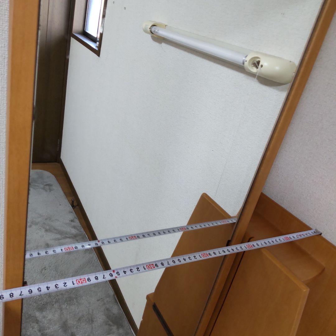 全身鏡付きドレッサー・収納 59x40x182cm