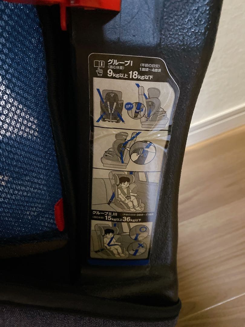 チャイルドシート ジュニアシート　マムズキャリー HGデニムハーネス