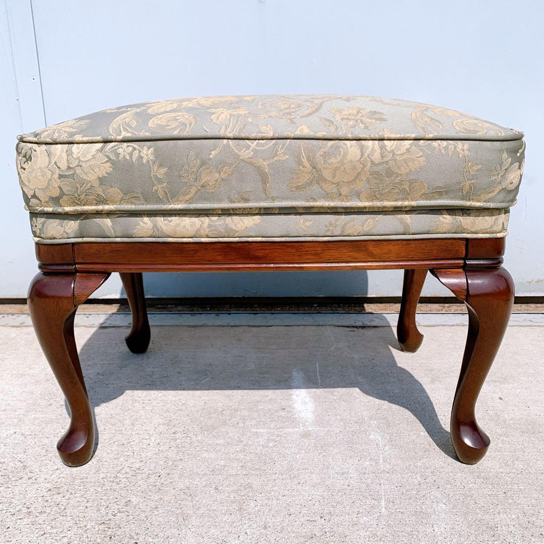 【極美品】Maruni マルニ木工 最高級 メリルオットマン スツール 猫脚