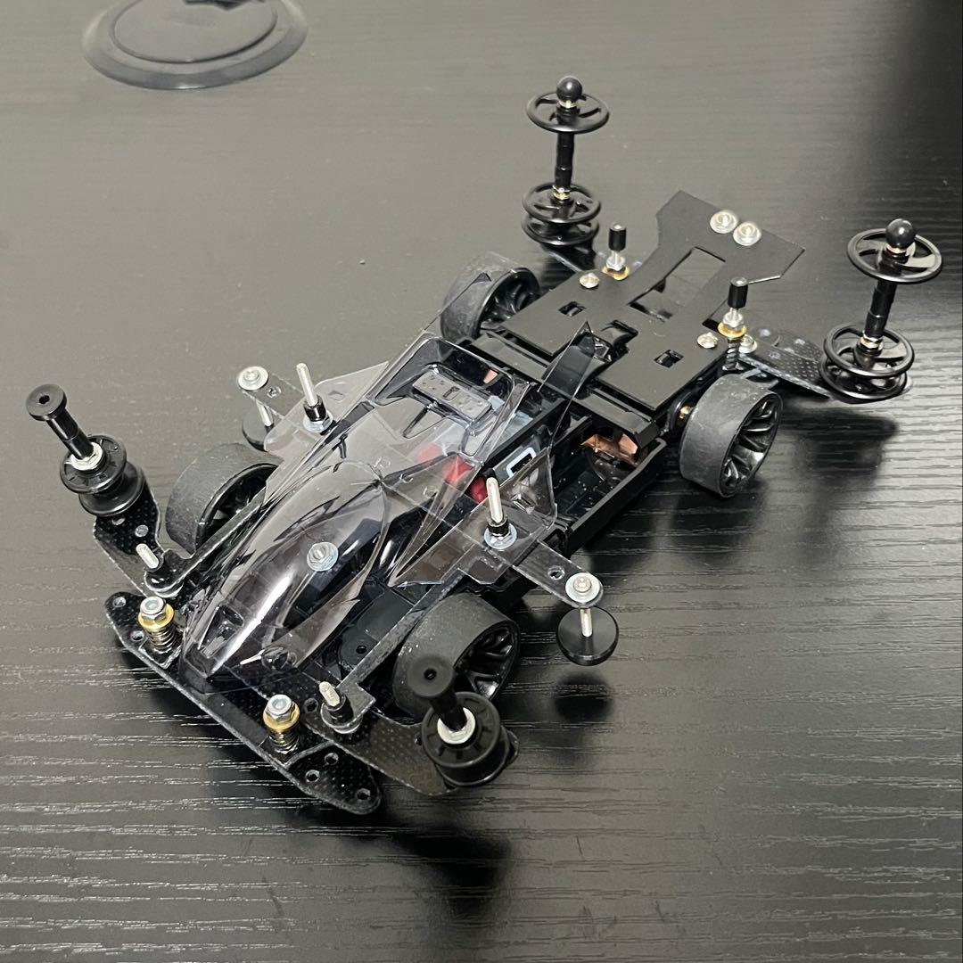 ミニ四駆 MSフレキ サンダーショット スモーク ATバンパー ペラタイヤ