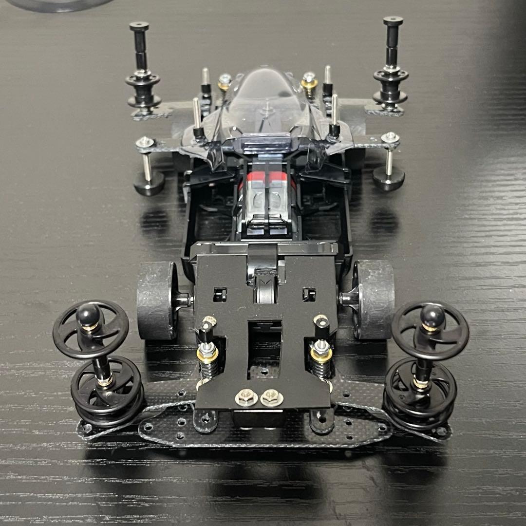 ミニ四駆 MSフレキ サンダーショット スモーク ATバンパー ペラタイヤ