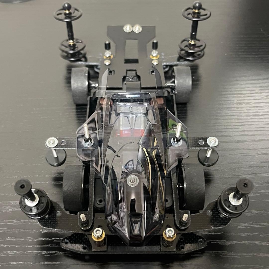 ミニ四駆 MSフレキ サンダーショット スモーク ATバンパー ペラタイヤ