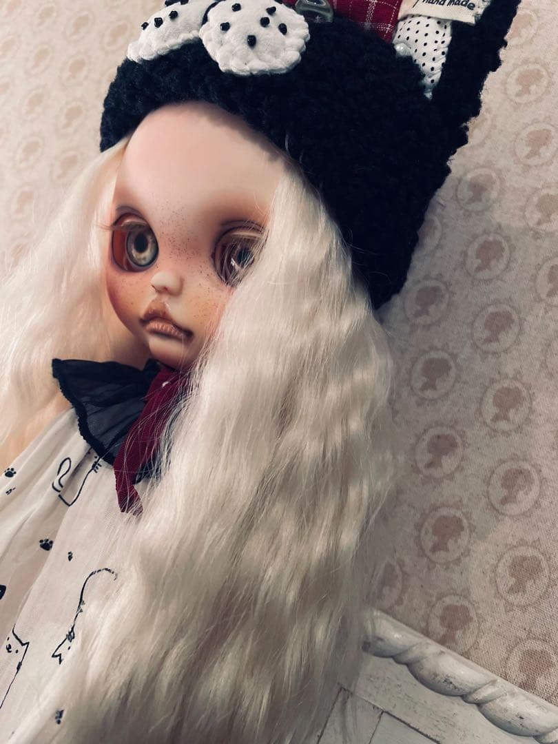 カスタム アイシードール 頭皮付きモヘア アウトフィット付属