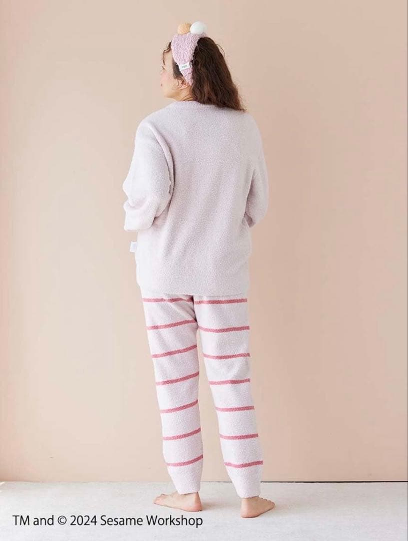 【SESAME STREET】モチーフJQDプルオーバー&ロングパンツセット