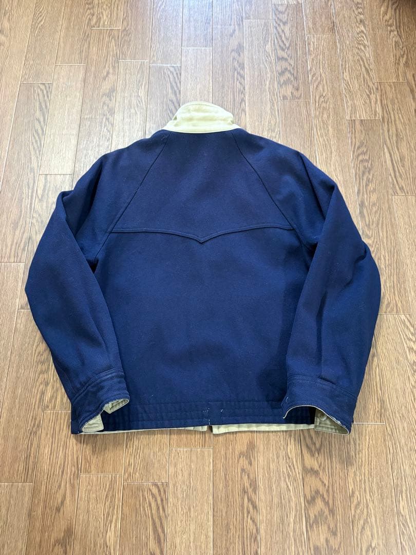 Lands' End リバーシブル　G9型ジャケット　ネイビー/ベージュ