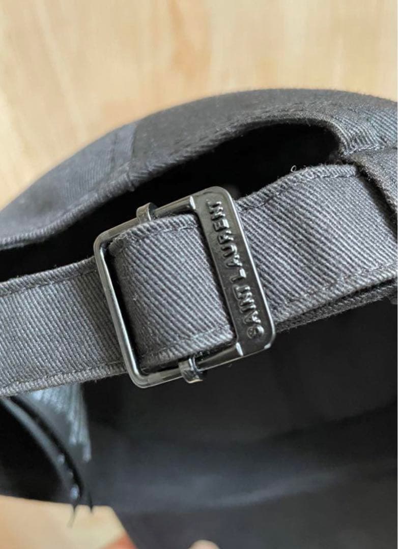 SLロゴ刺繍 ブラックベースボールキャップ