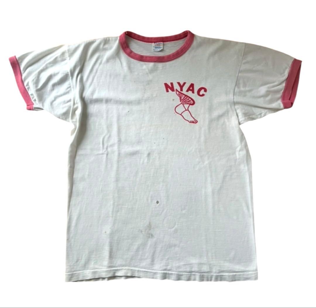 Visco　80s チャンピオン リンガーtシャツ USA製 L