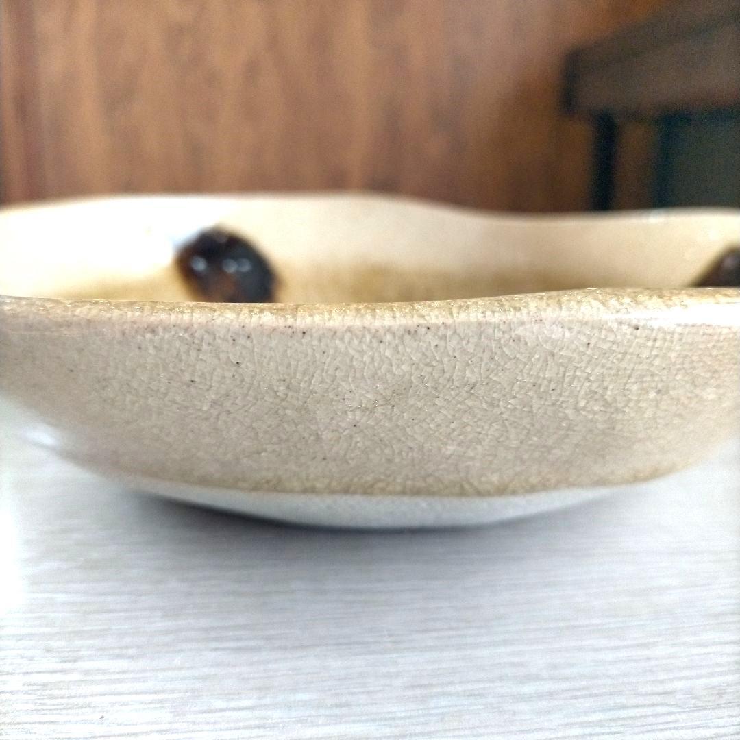 新品・陶芸品・灰釉の器・和菓子皿