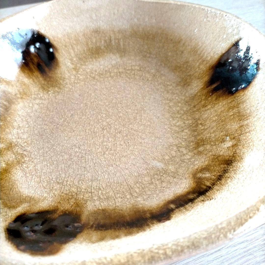 新品・陶芸品・灰釉の器・和菓子皿