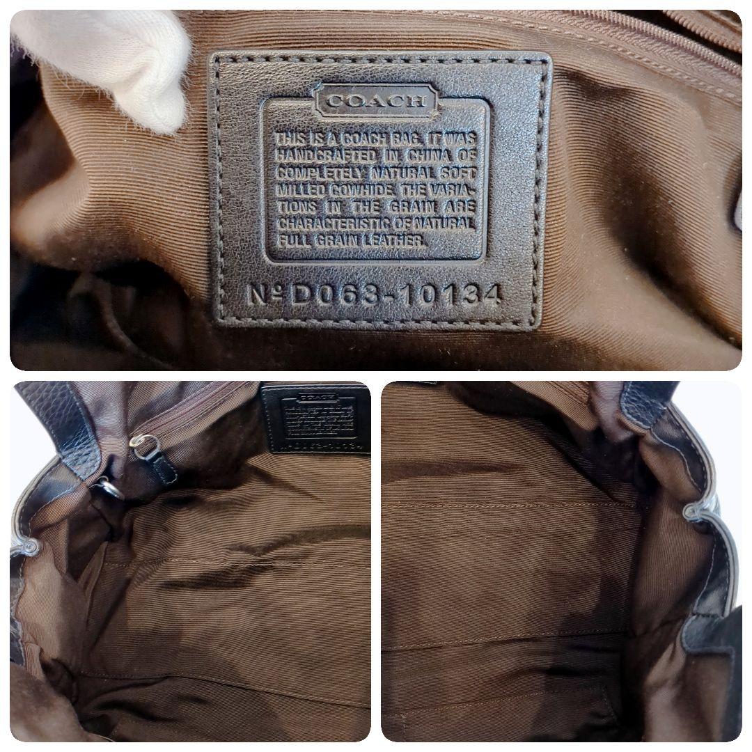 美品✨COACH　チェルシー サッチェル ハンドバッグ ターンロック レザー黒