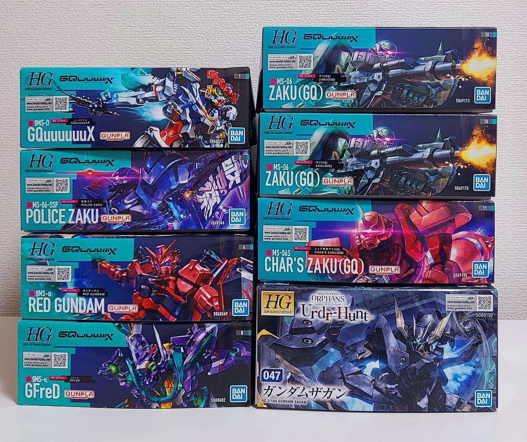 ガンプラ HG ジークアクスシリーズ ガンダムザガン 8体セット