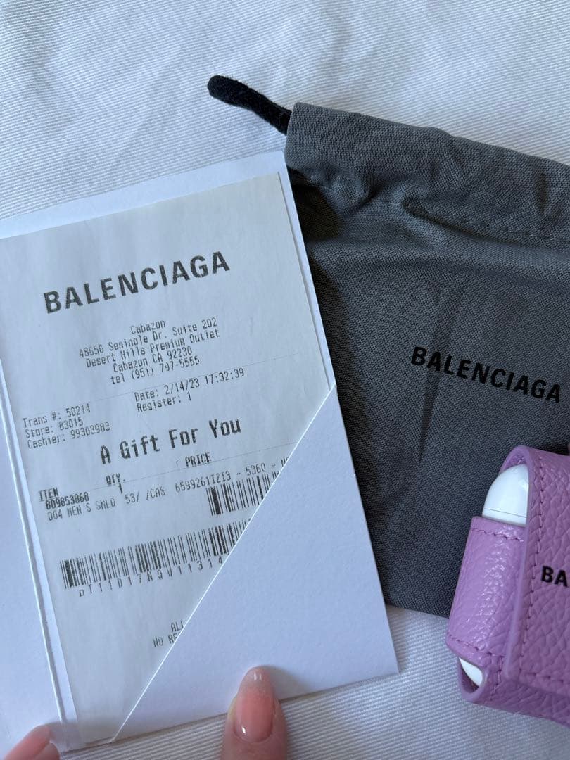 BALENCIAGA バレンシアガAirPodsケース　第2世代用