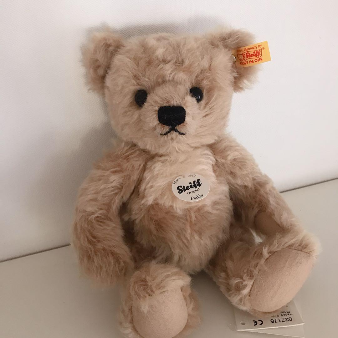シュタイフ テディベア Paddy新品タグ付き、箱付き