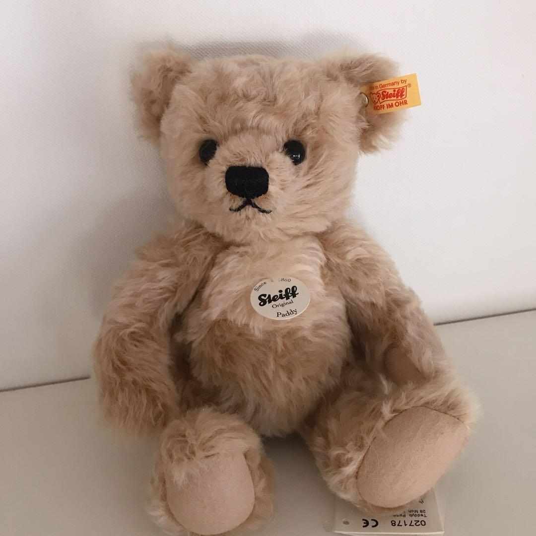 シュタイフ テディベア Paddy新品タグ付き、箱付き