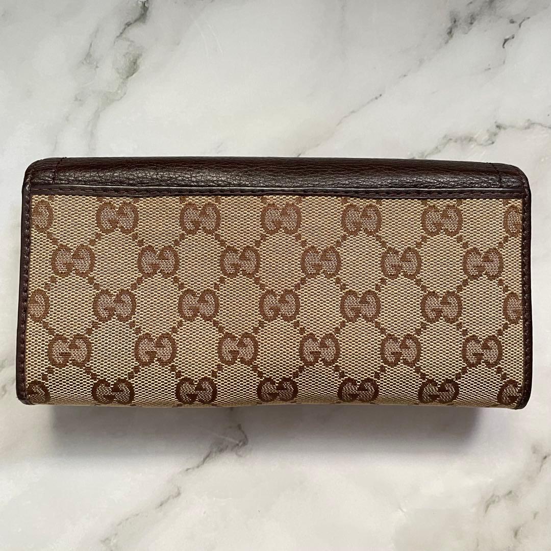 GUCCI グッチ　長財布　ホースビット　美品　2つ折り財布　0107-⑧