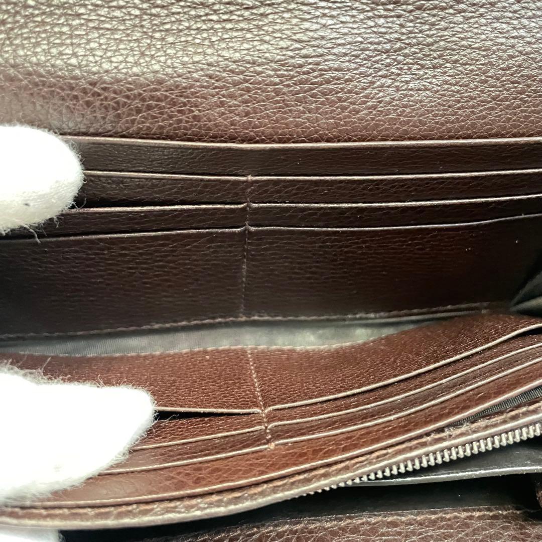 GUCCI グッチ　長財布　ホースビット　美品　2つ折り財布　0107-⑧