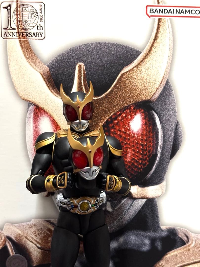 発光頭部セット　真骨彫　仮面ライダークウガ アメイジングマイティ　フォーム