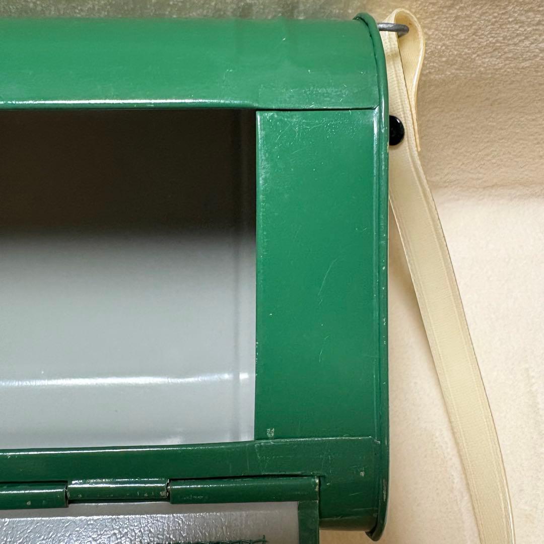昭和レトロ 〔30年代〕山本商店 虫籠 緑色 金属製
