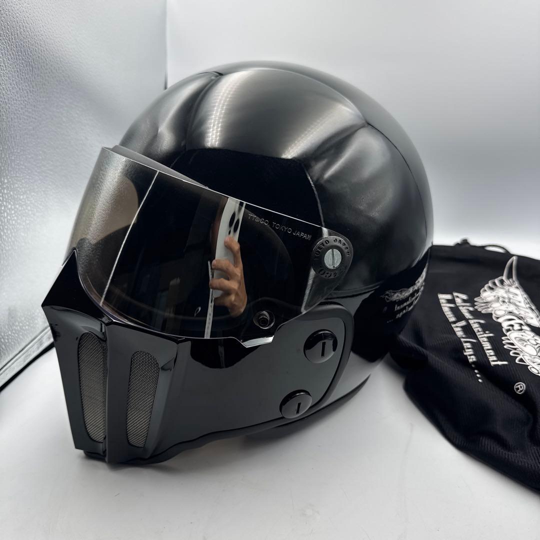 TT&CO ブラック ジェットヘルメット 収納袋付き