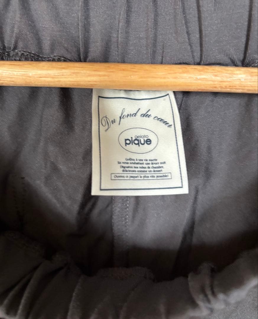 GELATO PIQUE グレー 長袖ルームウェア　新品、未使用