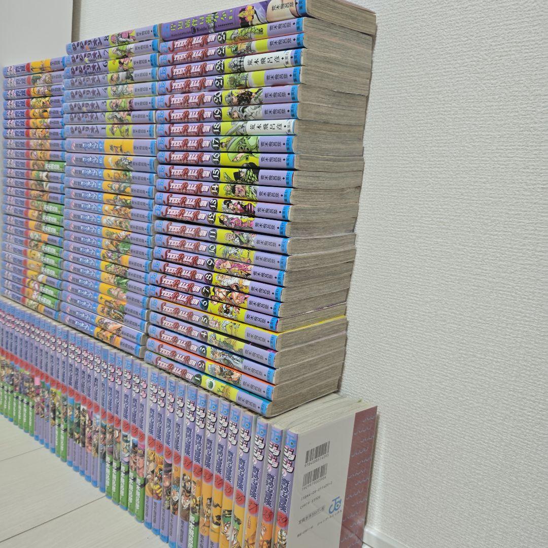 ジョジョの奇妙な冒険 1~7部全巻セット+ジョジョリオン8巻