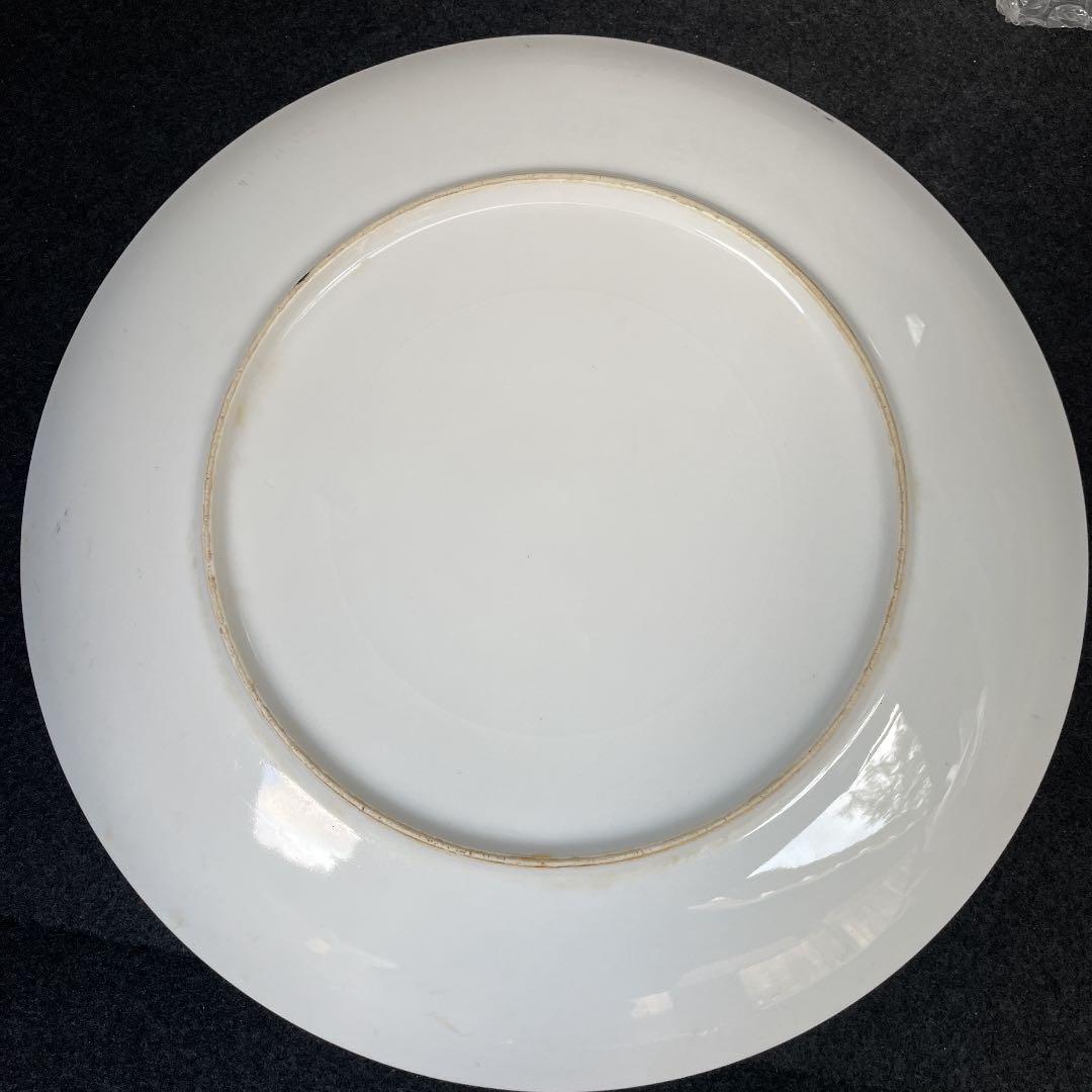 有田焼　栄峰　瓢箪絵付け大皿　26センチ