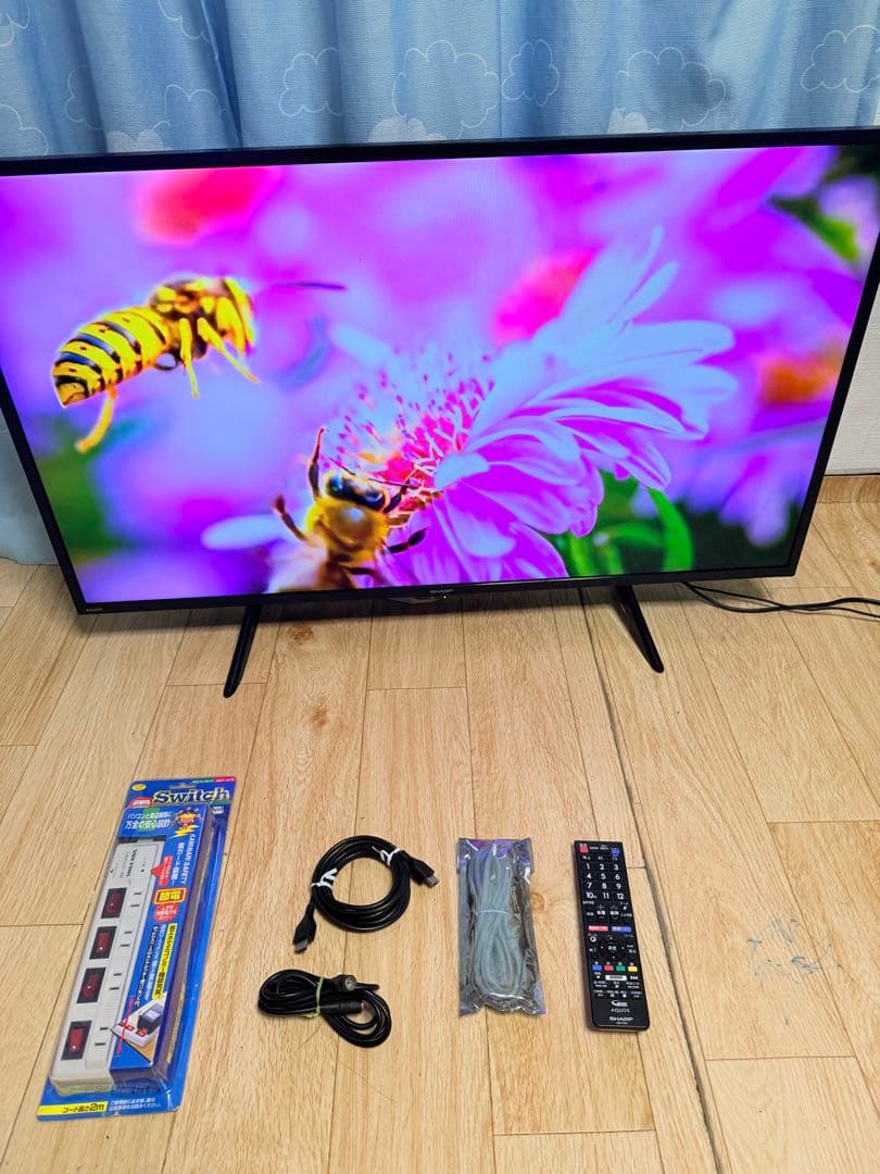 美品送料込‼️20年製！シャープ 42V型 液晶テレビ AQUOS裏番組録画対応