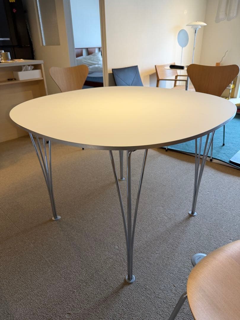 【美品】フリッツハンセン スーパー円テーブル 正規品