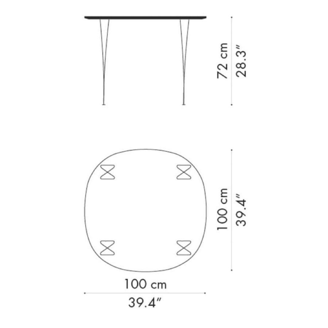 【美品】フリッツハンセン スーパー円テーブル 正規品