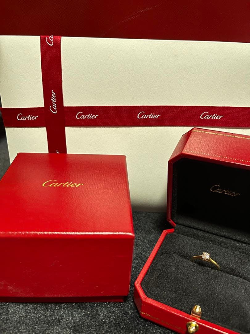 【売切価格】カルティエ0.23ct. 7号