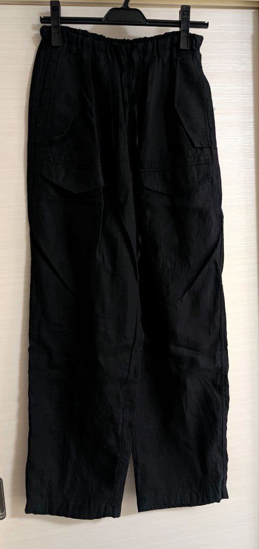 TICCA リネンカーゴパンツ ブラック