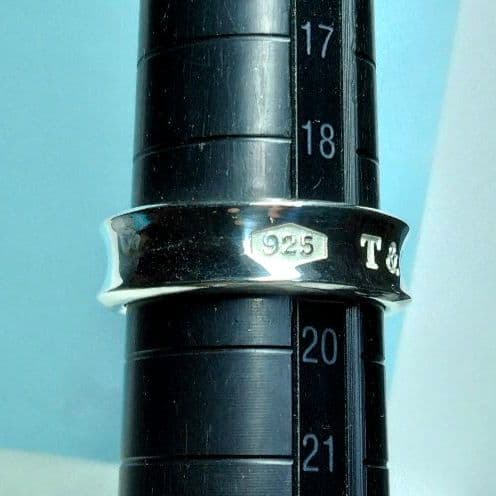 ティファニーナローリング　19号 新品仕上げ　無傷未使用に近い