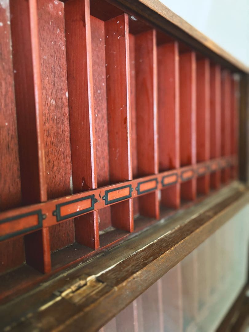 アンティーク ガラス ショーケース キャビネット 什器 ディスプレイ