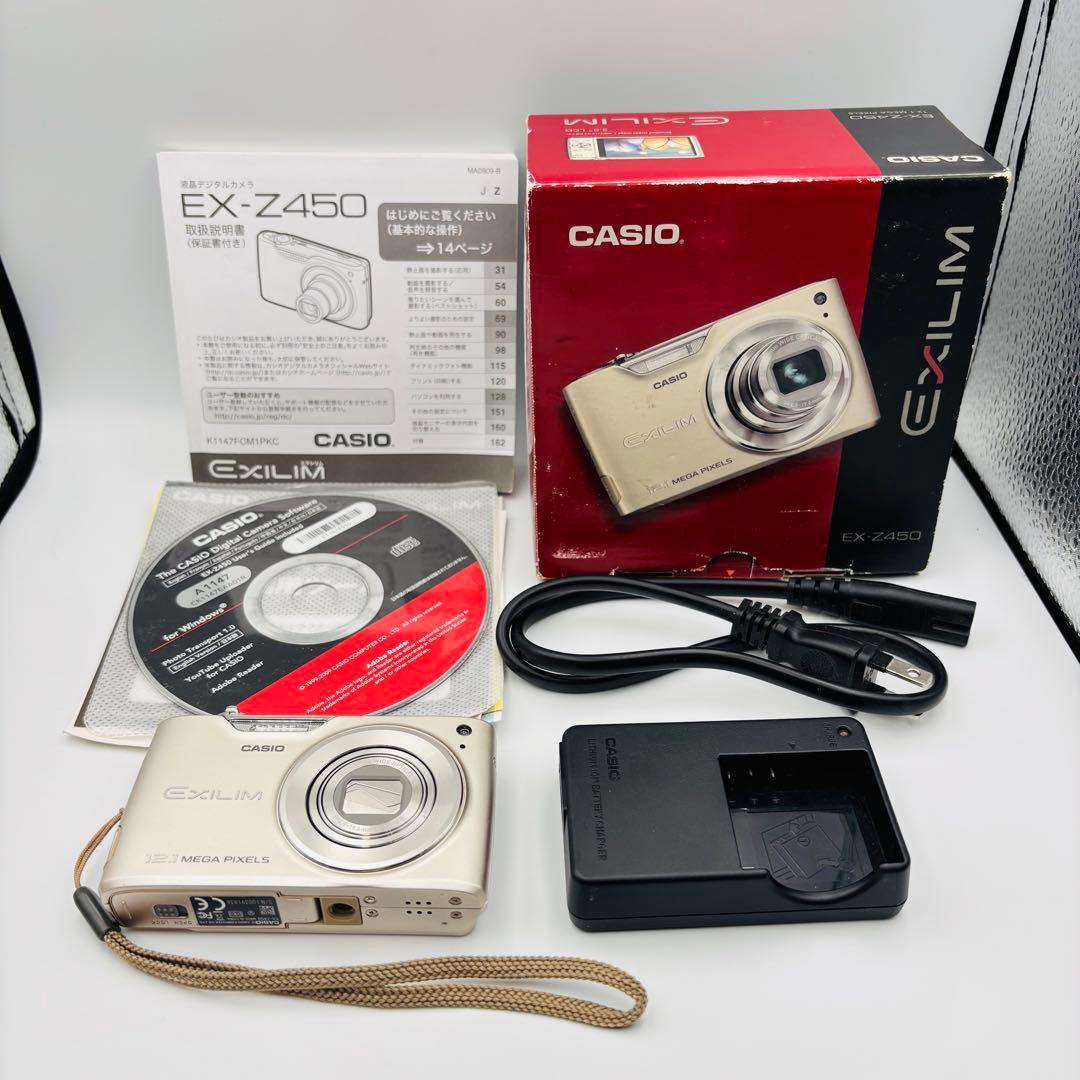 【美品】CASIO EXILIM EX-Z450 デジカメ コンデジ