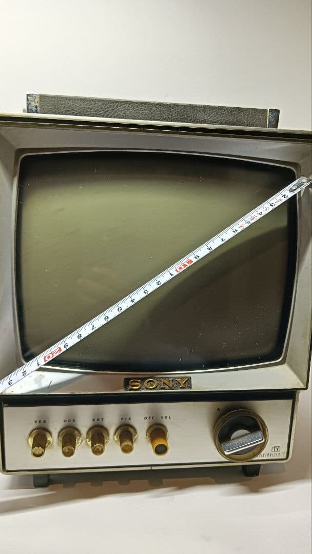 SONY トランジスター テレビ　9-304　レトロ 昭和