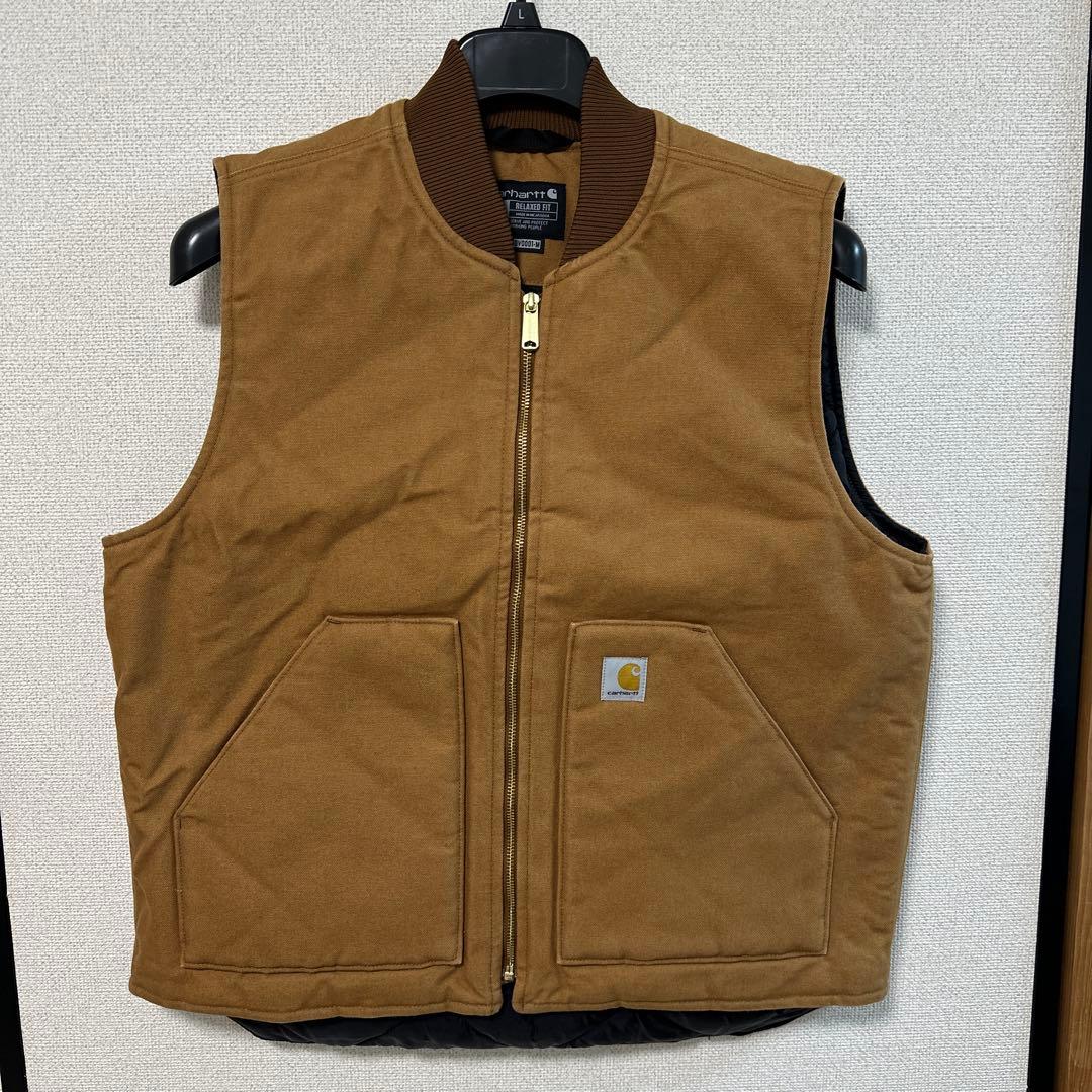 Carhartt ダック ベスト V01 リラックスフィット (L) カーハート
