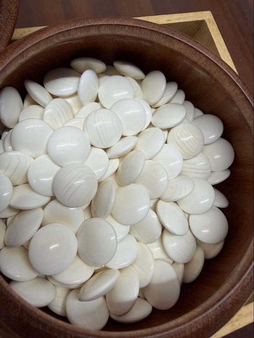 囲碁セット　碁盤　碁石　蛤碁石　那智黒