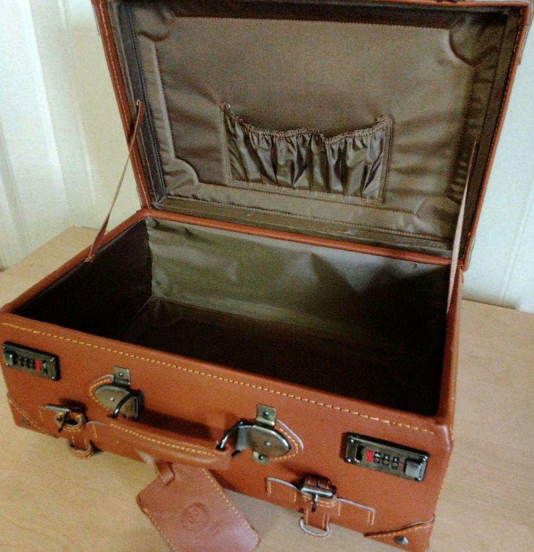 ✦希少✦美品✦　本革製　トランク　旅行用　インテリア