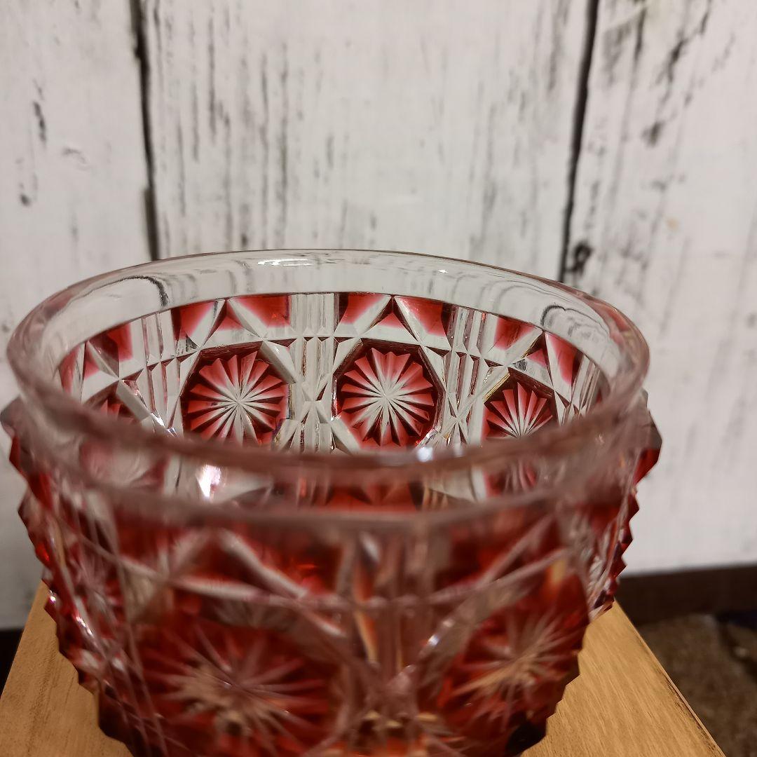 未使用品 復元 島津薩摩切子 切子猪口 尚古集成館　監修