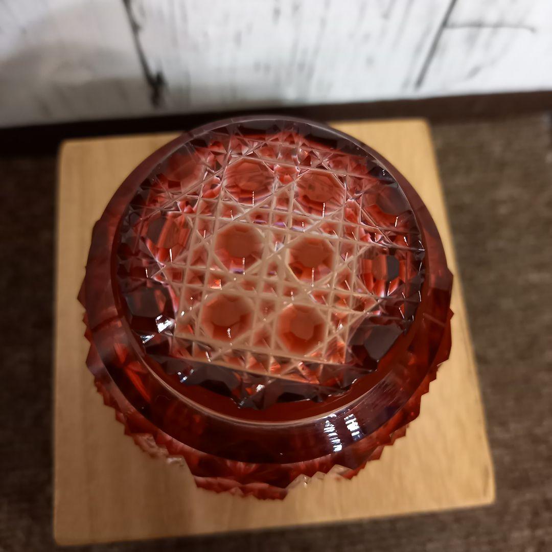 未使用品 復元 島津薩摩切子 切子猪口 尚古集成館　監修