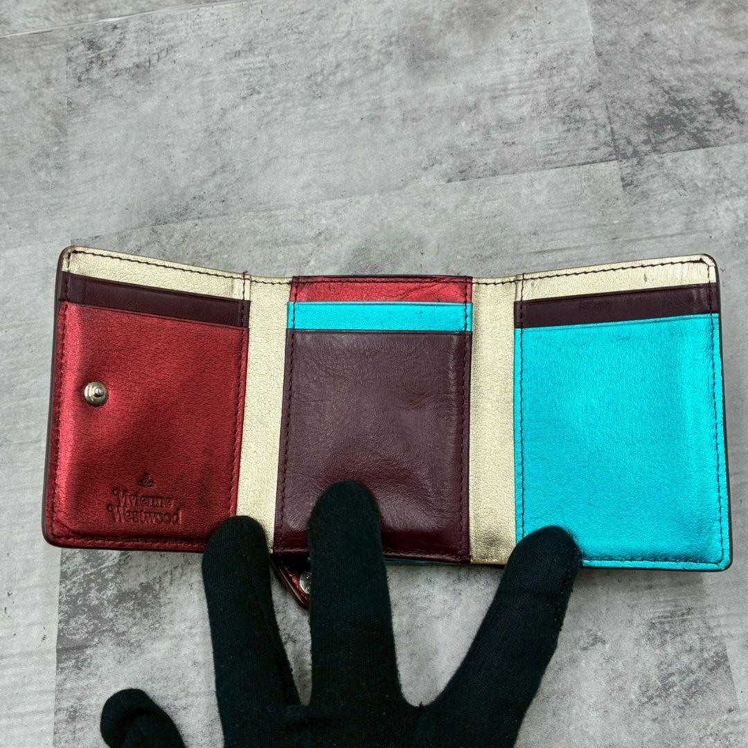 希少✨ ヴィヴィアン ウエストウッド ディアスポラ 折り財布 総柄 プリント