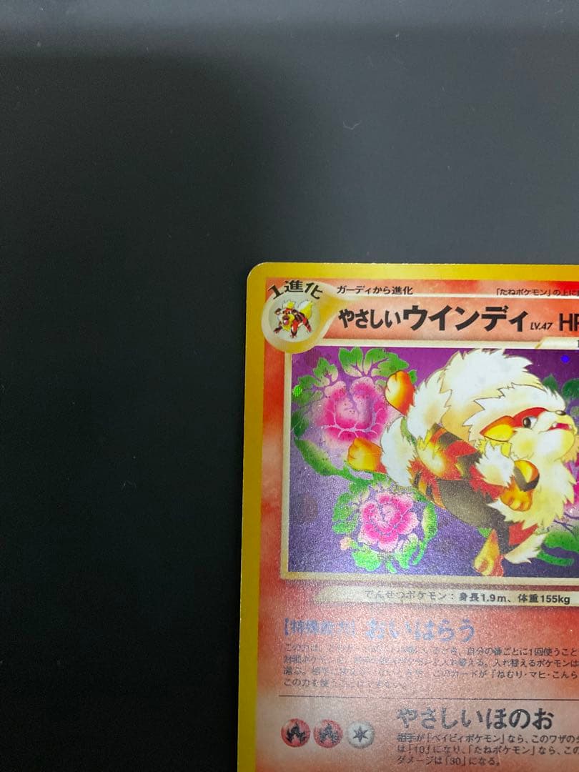 【ポケモンカード 旧裏】やさしいウインディ Lv47やさしいウインディ ホロ