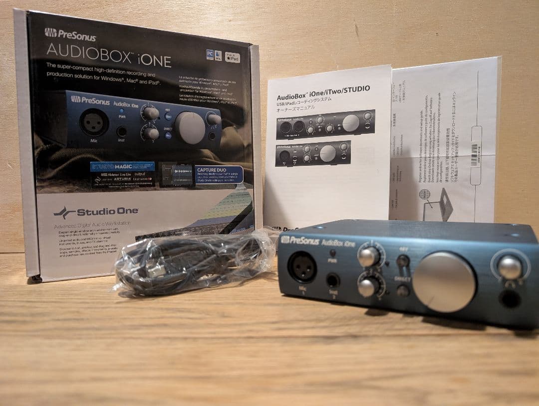 PreSonus AudioBox iOne ほぼ未使用 登録解除済